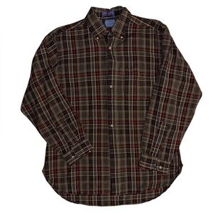Vintage Pendleton Sir Pendleton Wool Shirt L Long Sleeve Plaid